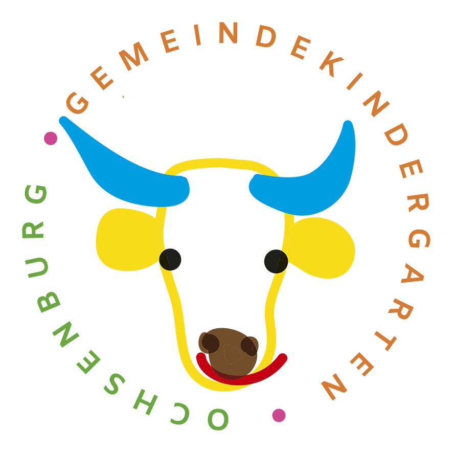 Logo für Kindergarten Kuh