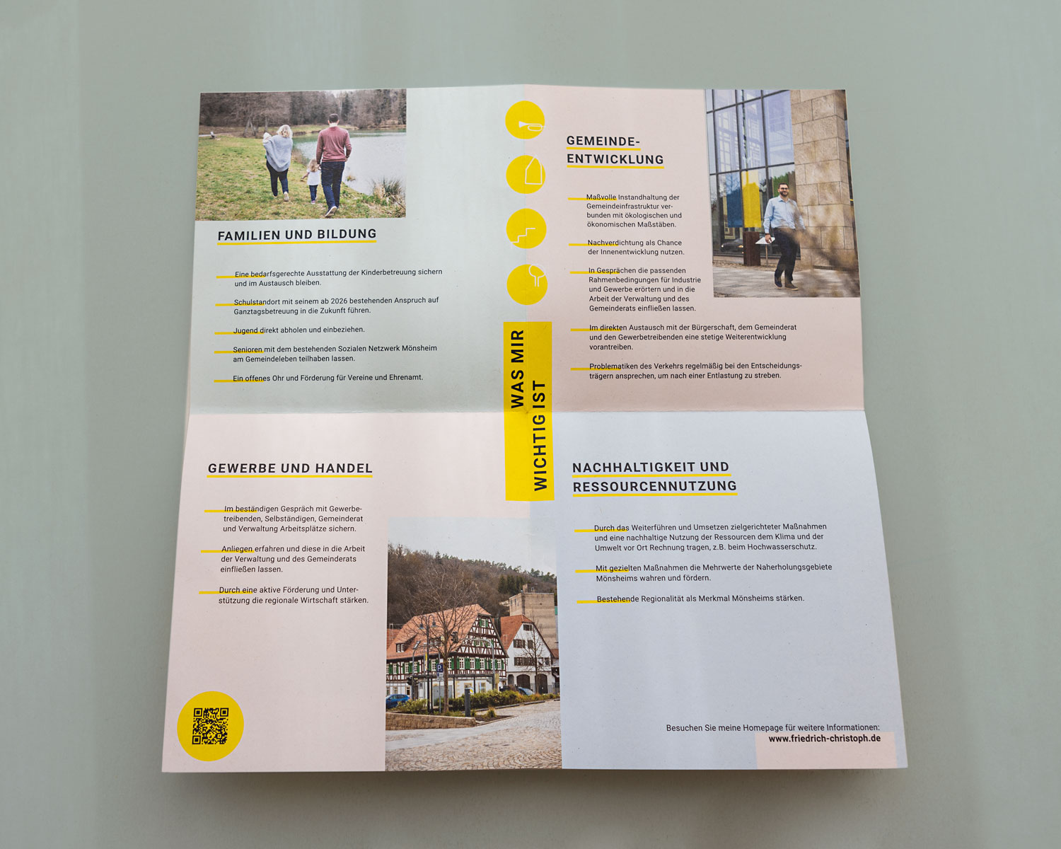 Flyer Wahlkampf